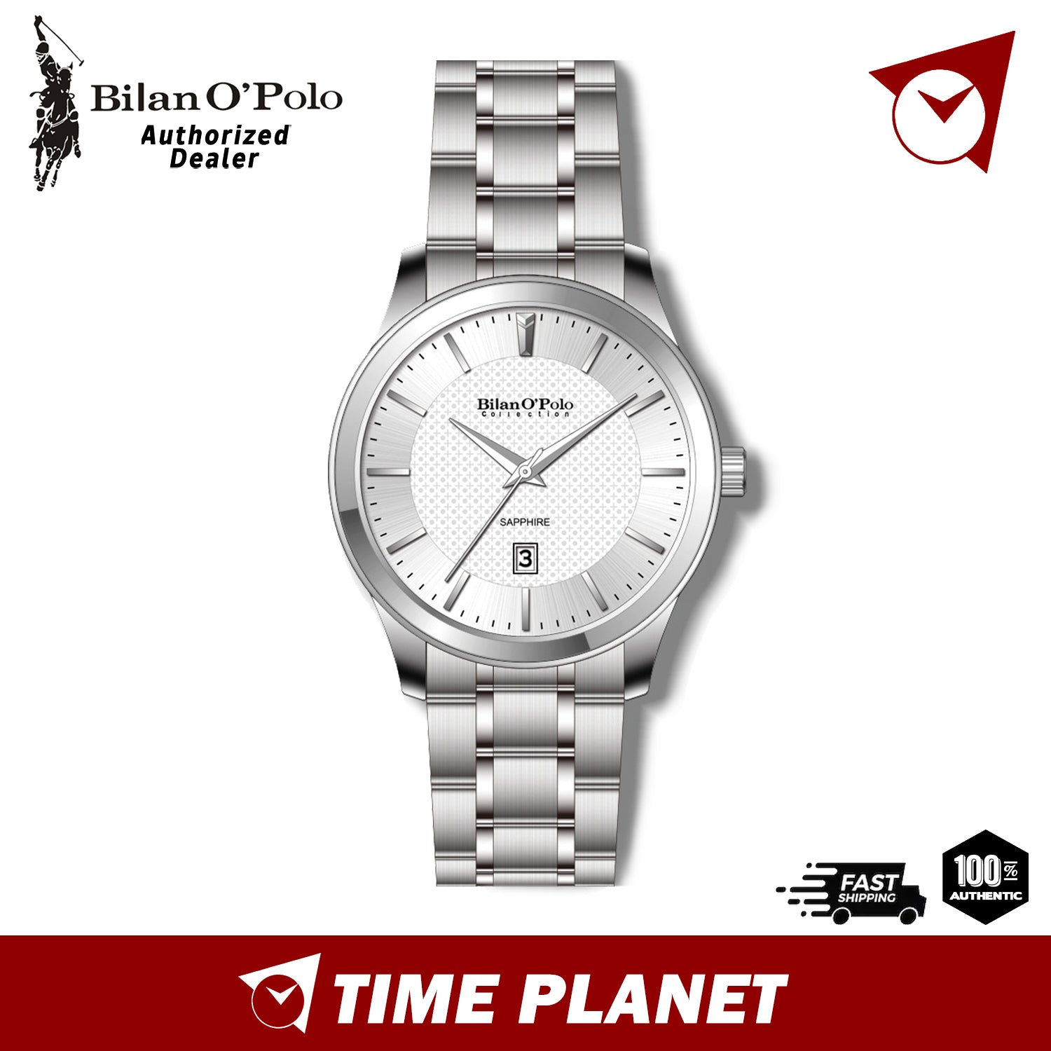 Bilan o polo sapphire best sale watch price