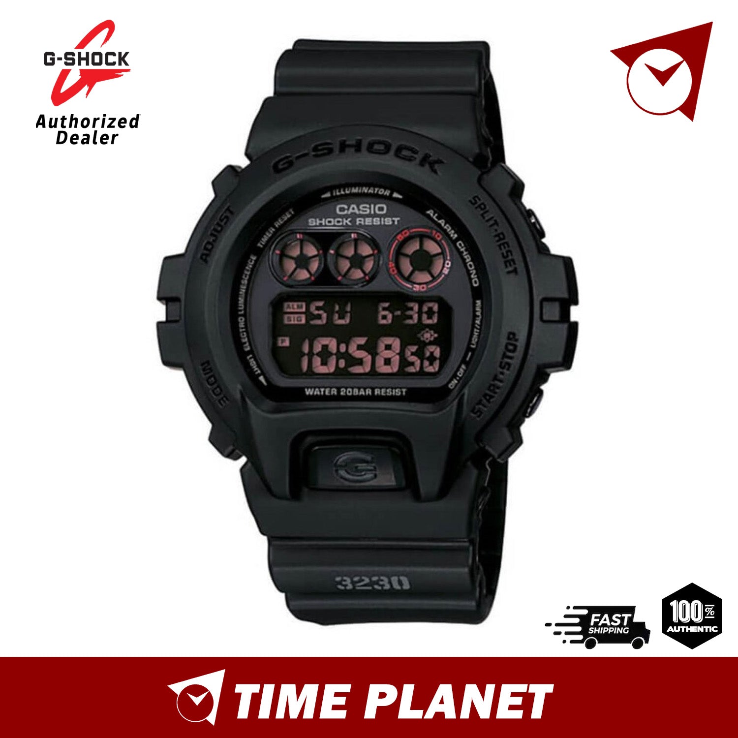 Casio G Shock DW 6900MS 1 Timeplanet