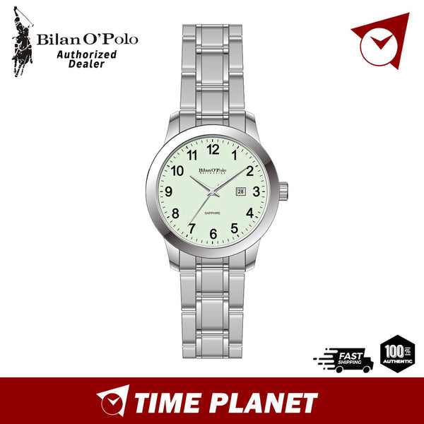 BilanO' Polo Collection PC-G6520 Silver / Green Light Num