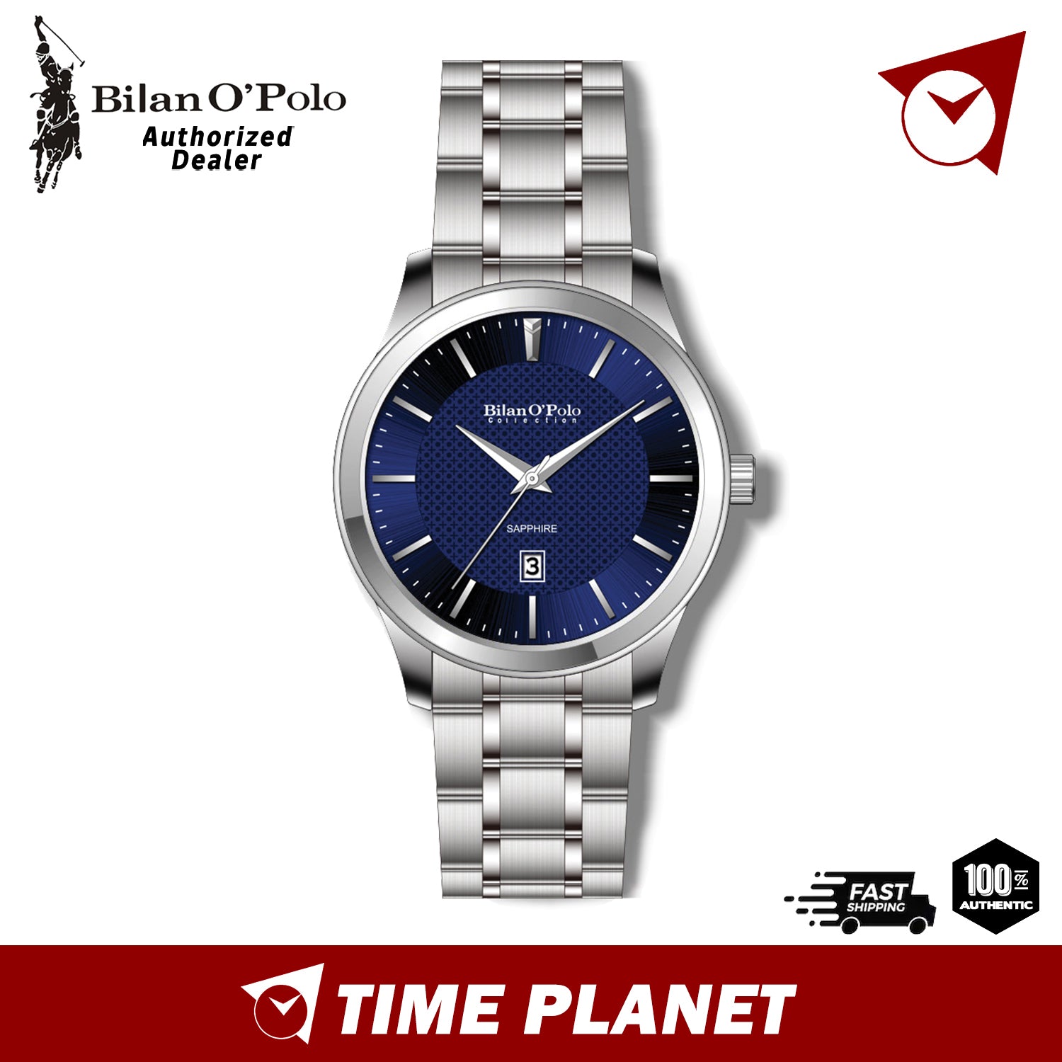 Bilan o polo watch sapphire sale