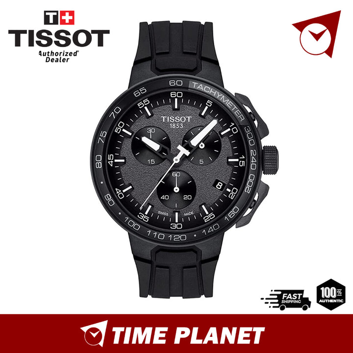Tissot T Race Cycling Chrono Black Dial Men Watch T1114173744103 Timeplanet