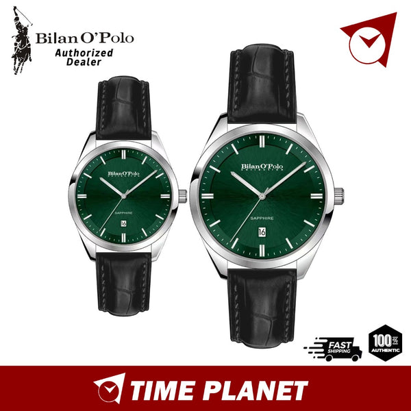 BilanO' Polo Collection PC-L6538SL-3 Green / Silver / Black